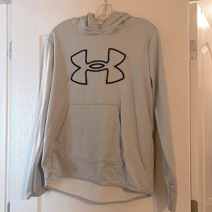 Under Armour light weight hooded sweatshirt.